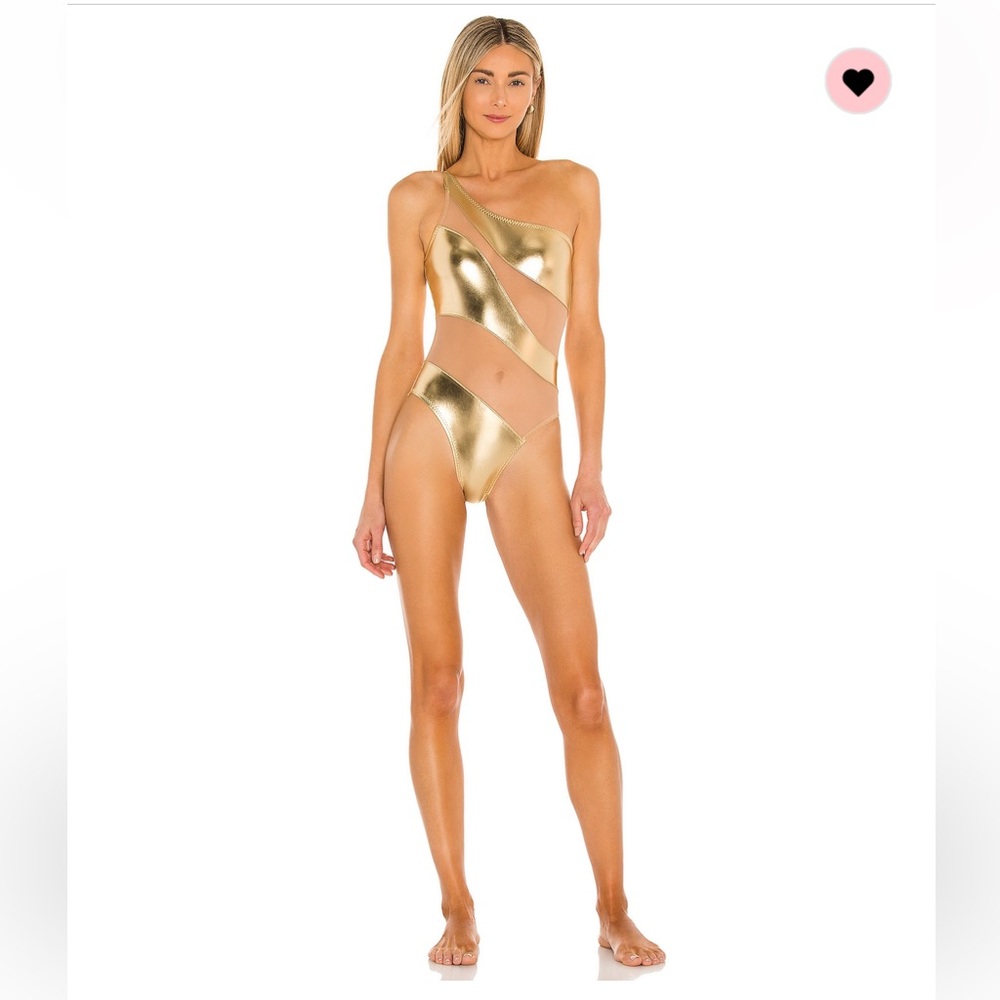 Norma Kamali GOLD One piece swimsuit